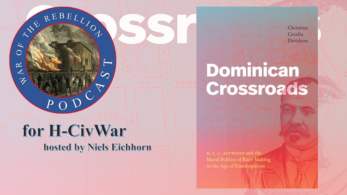 niels_eichhorn's tweet image. I continue the podcast's venture into Latin America with @CeceDavidson. We talk about her excellent new book _Dominican Crossroads
H. C. C. Astwood and the Moral Politics of Race-Making in the Age of Emancipation_ @DukePress open.spotify.com/episode/5INtEZ… podcasts.apple.com/us/podcast/dom…