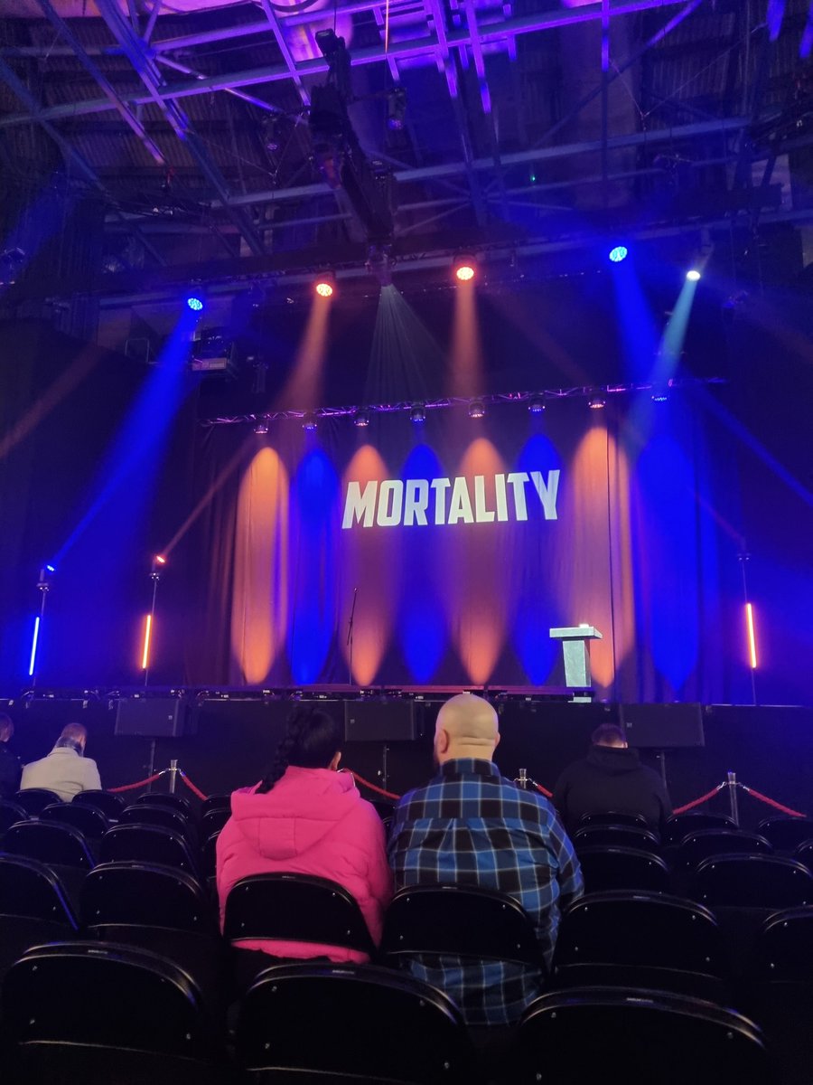 At the <a href="/rickygervais/">Ricky Gervais</a> Mortality show in Nottingham🔥🔥🔥