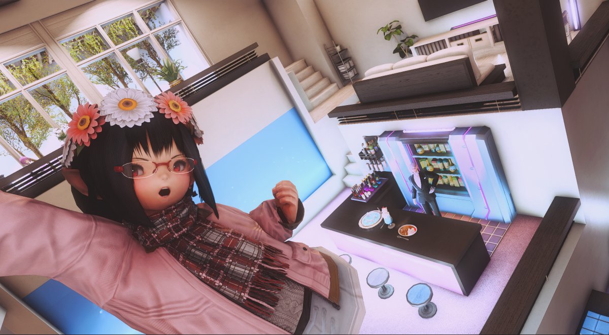 MeronPan_XIV's tweet photo. The UMAI FC House has been renovated again! Visit us at 17th Ward Plot 42 Empyreum Unicorn Server. https://t.co/EYVHYsBCEW