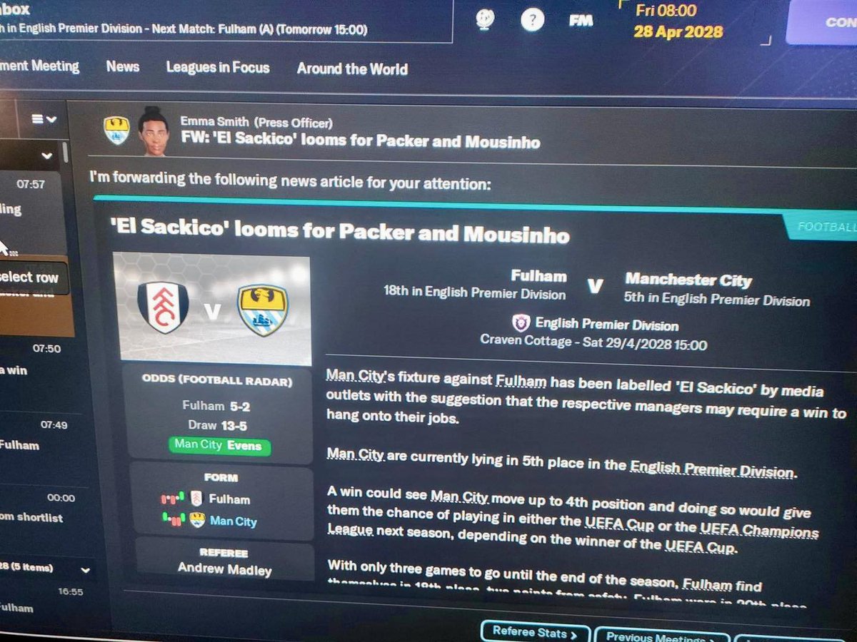 nocontextfm1's tweet photo. 🚨 WE'RE ACTUALLY GETTING AN 'EL SACKICO' 🚨

This is not a drill... 😂 https://t.co/gV19O53qch