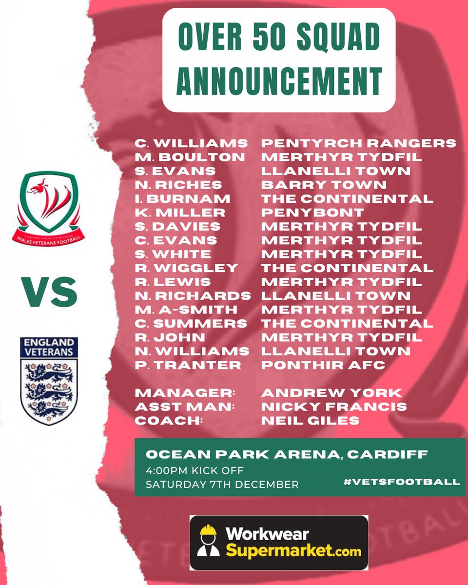 Wales Vets Football tweet media