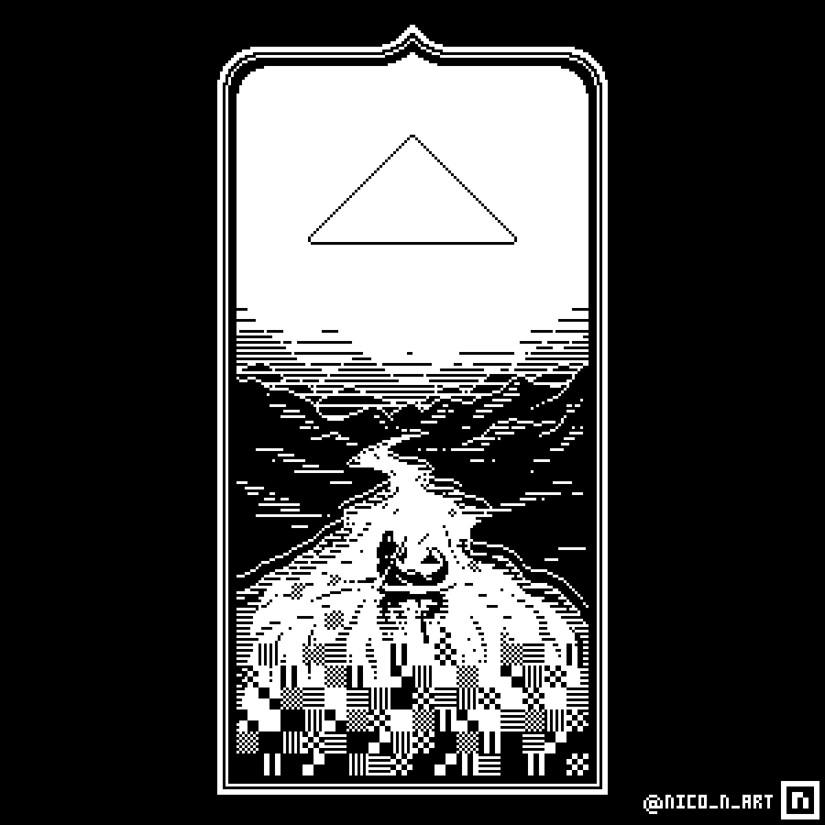 Crossing the Data Stream

#pixelart #pixelartist #ドット絵 #1bit #monochrome #art #pixel