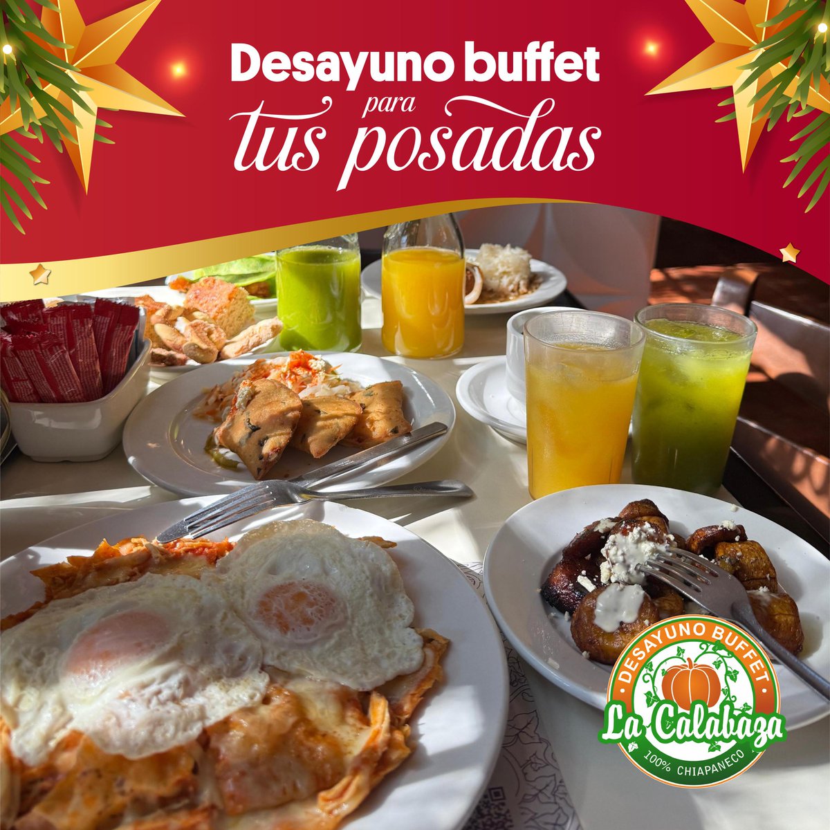 Planea tu posada navideña en Palmareca Eventos y déjate consentir por nuestro sabor único de La Calabaza Restaurante a través de una atención personalizada, se encargará de organizar tu evento de manera excepcional.

link  whatsapp 

📲 wa.me/message/X5JDCE… 

 📱961 362 6340