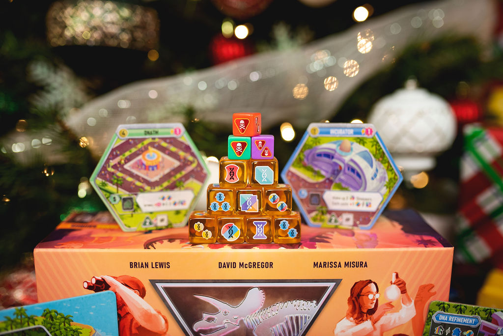 🎁 20 Days of Giveaways: Day 2 - Dinosaur World KS Edition 🎁

In this game players build dinosaur parks, hire workers, gather DNA, and create attractions to entertain visitors and earn points. While thrilling experiences bring rewards, poor planning can lead to losing points!