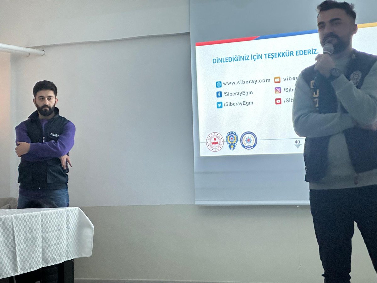 GungorenEgitim's tweet photo. Siber Suçlarla Mücadele Şube Ekibi tarafından öğrencilerimize “Siber Suçlar ve Güvenli İnternet Kullanımı” ile ilgili eğitim programı gerçekleştirdik. 
https://t.co/kMmXxMx0U4
@Yusuf__Tekin @tcmeb @MucahitYentur @istanbulilmem @_ferhat_ozturk @MemGungoren @agerdemm @istesob https://t.co/HchS4k2pOB