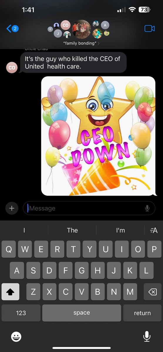 rinowski_'s tweet photo. news made it to the family group chat https://t.co/iF8dxjK1xX