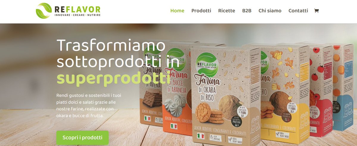È online #Reflavor, il portale B2C che proporrà ai consumatori italiani (e internazionali) tutta l'eccellenza #Packtin: dalla farina di okara di #avena al preparato per pancake proteici, dalla farina di #zenzero alla farina di buccette di pomodoro!  reflavor.it