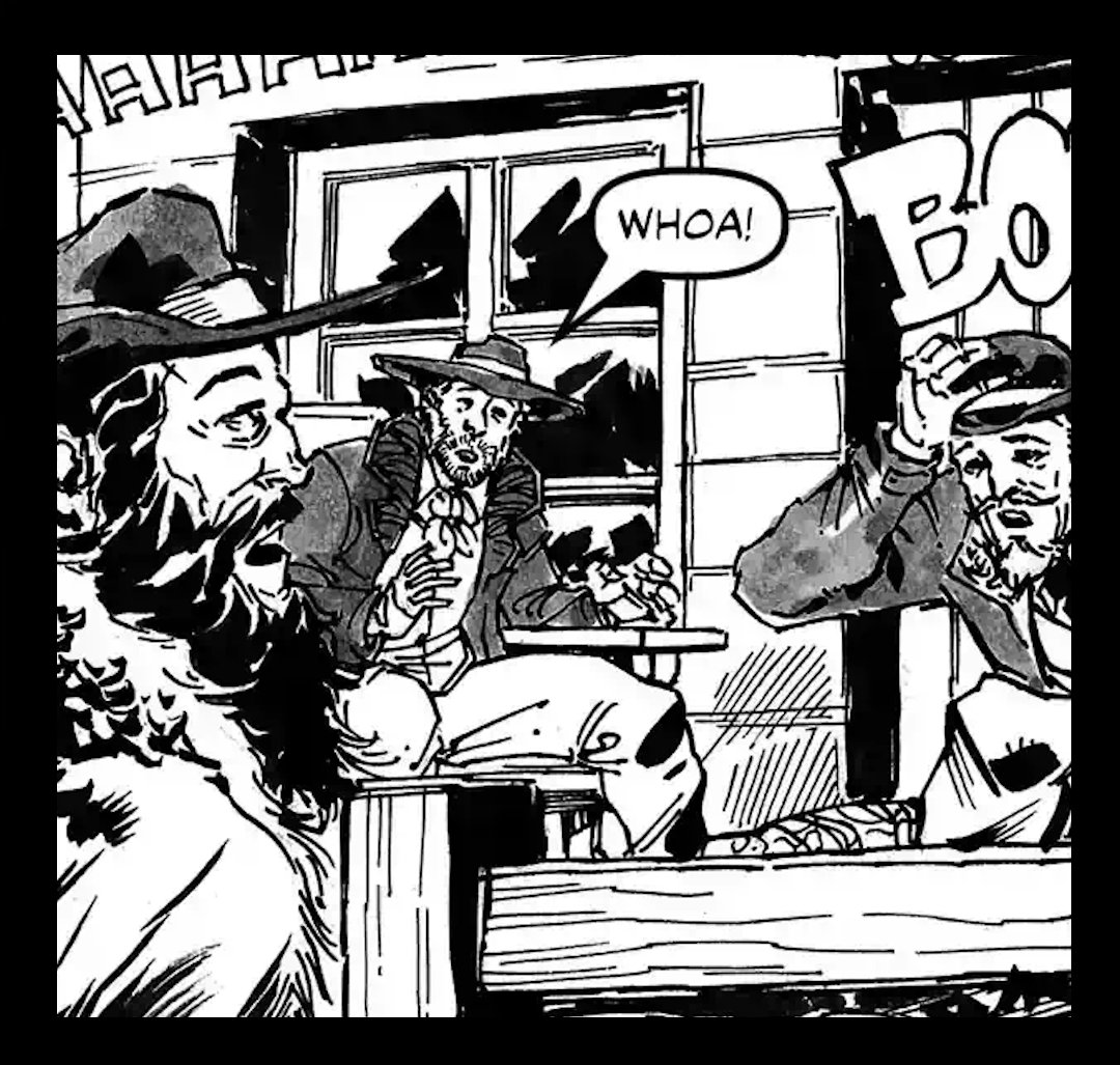 alltrueoutlaw's tweet photo. Five absconders come across an abandoned shack in the Minnesota hills.

Read “Horror on Hogger Hill” on https://t.co/a2XjptL0Ae right now!

This comic was previously published by @ALTERNACOMICS  some years back

Writer: @jamilscalese 
Artist Claudio Muñoz
Letterer Nikki Powers https://t.co/456TXl7gQV