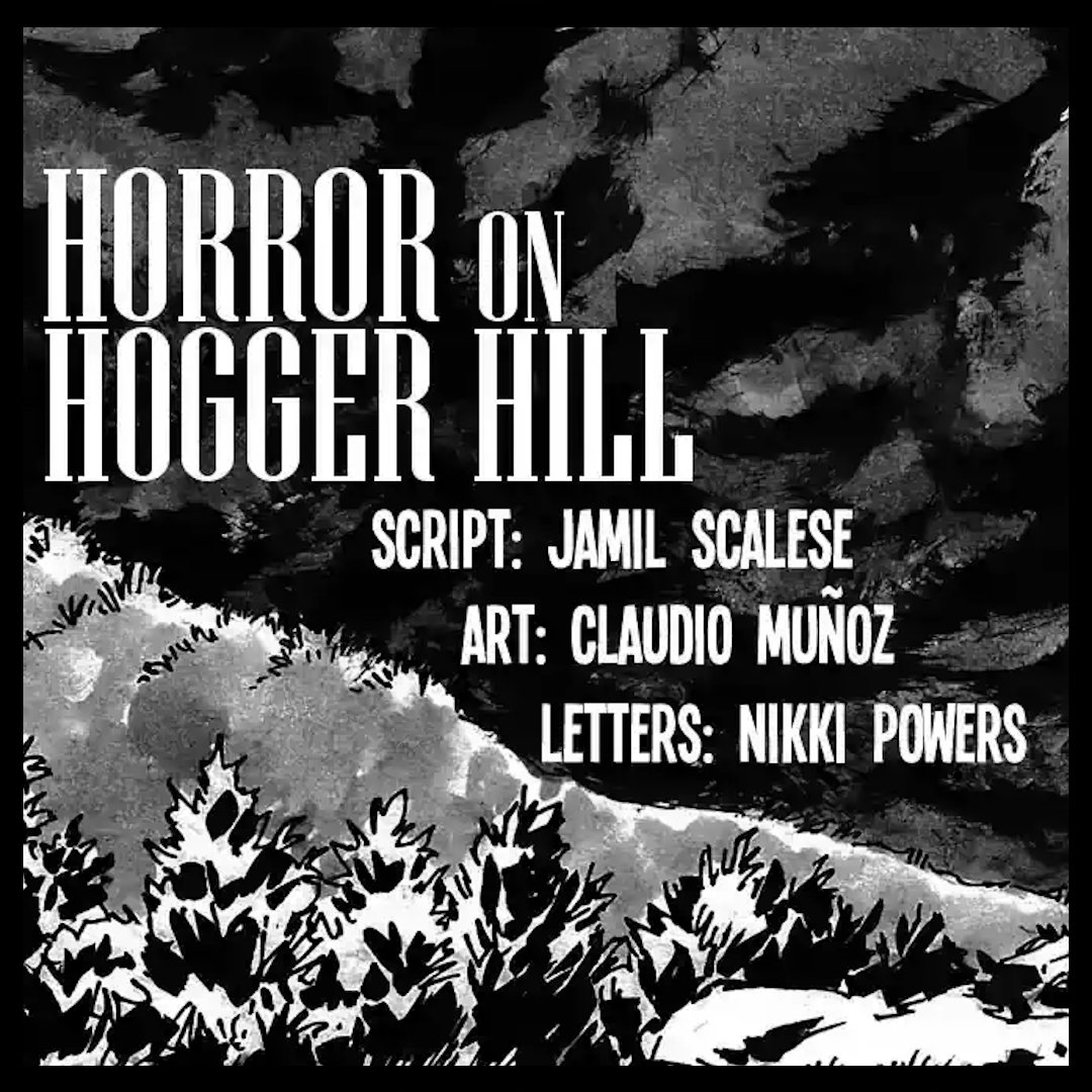 alltrueoutlaw's tweet photo. Five absconders come across an abandoned shack in the Minnesota hills.

Read “Horror on Hogger Hill” on https://t.co/a2XjptL0Ae right now!

This comic was previously published by @ALTERNACOMICS  some years back

Writer: @jamilscalese 
Artist Claudio Muñoz
Letterer Nikki Powers https://t.co/456TXl7gQV