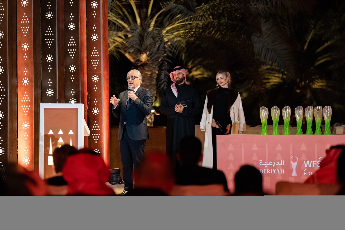 ⁣
⁣
It was an immense pleasure to present the World Football Summit in the historic setting of Diriyah, Riyadh 🇸🇦⚽️
A heartfelt thank you to my co-host Mo Islam and the entire <a href="/WFSummit/">World Football Summit</a> organization for making this event unforgettable. ⭐️
Congratulations to all the winners—a
