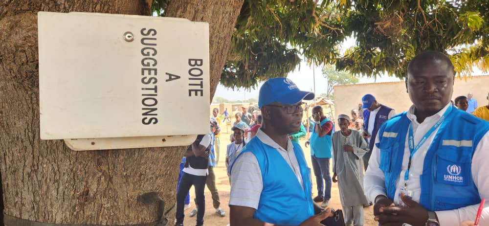 UNHCRCIV's tweet photo. Interacting with @StatePRM officials Russell Bernstein &amp; Julia Herrle, displaced Burkinabes living in Côte d'Ivoire said that they feel safe since they fled to 🇨🇮. They appealed for improvement of services and support to engage in economic and productive activities. https://t.co/V4YNHYFLzp
