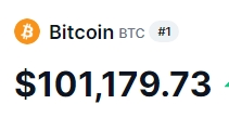 sonnyleyba's tweet photo. #Bitcoin has topped the $100,000 mark as a massive rally in the world's most popular #cryptocurrency sparked by the election of Donald #Trump rolls on.  The milestone comes just hours after the president-elect signaled a lighter regulatory approach to the crypto industry. https://t.co/TRigAJGrAP