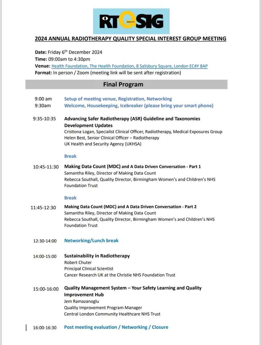 RTQSIG's tweet image. It’s been 18 months since we last came together in 2022, thrilled to say we have a fantastic lineup of speakers @samriley @NHSImprovement @JRamazanoglu @RobChuter @UKHSA tomorrow @theQCommunity @HealthFdn So excited and looking forward to see our quality buddies f2f &amp;amp; online!