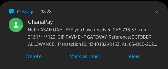 iconic_jeff's tweet image. Nss allowance for October paid 
Digitalisation at its best 💙❤🤍🐘
No need to load ezwich 🥳
#ITISPOSSIBLE vote wisely 
#1 
@quame_age @PrinceDavidOsei @_i_am_Curtis @N33Sei @nppghanahq
