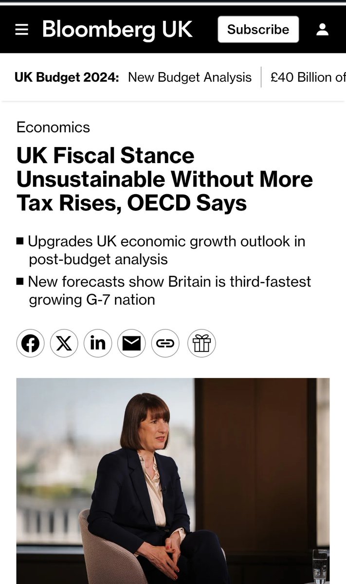 BStardAlan's tweet photo. Oops. Turns out there's a bit that @RachelReevesMP *didn't* tell you about the OECD upgrade.. #rachelfromaccounts #RachelThieves #Budget24 https://t.co/MJLi4qnAAl