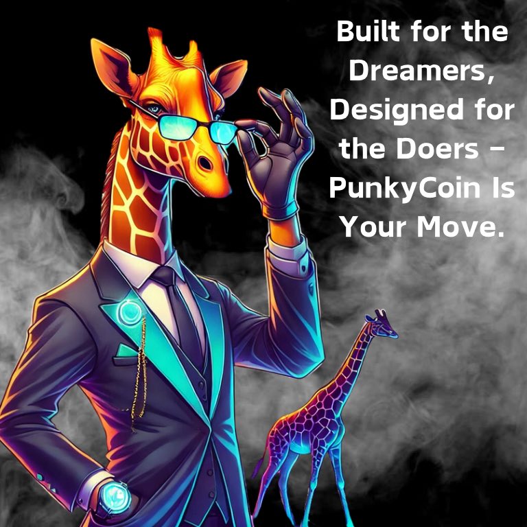 PunkyGiraffes's tweet photo. Link in bio. 🔗

#JoinTheMovement  
#HODL  
#DeFiLife  
#CommunityFirst  
#CryptoHerd  
#GiraffeGang  
#PunkyPower  
#MoonMission  
#NFTAndChill https://t.co/xcRNPHwPjh