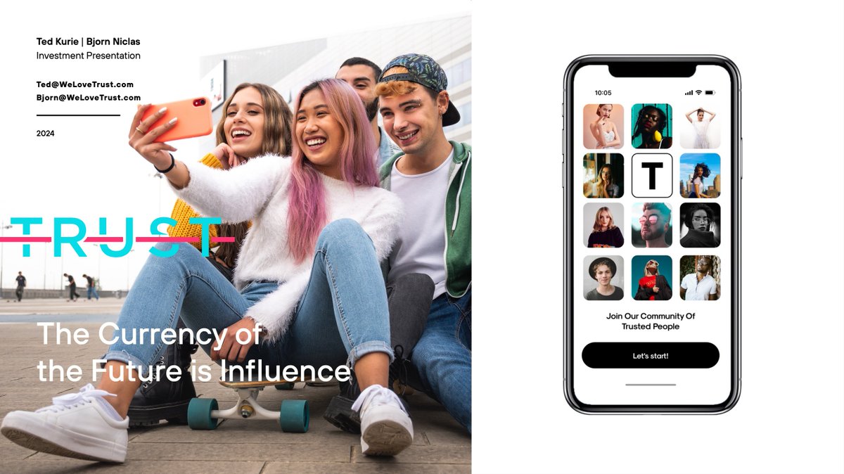 I'm working with a startup called TRUST, in the $47B influencer marketing space.

The Influencer mar
