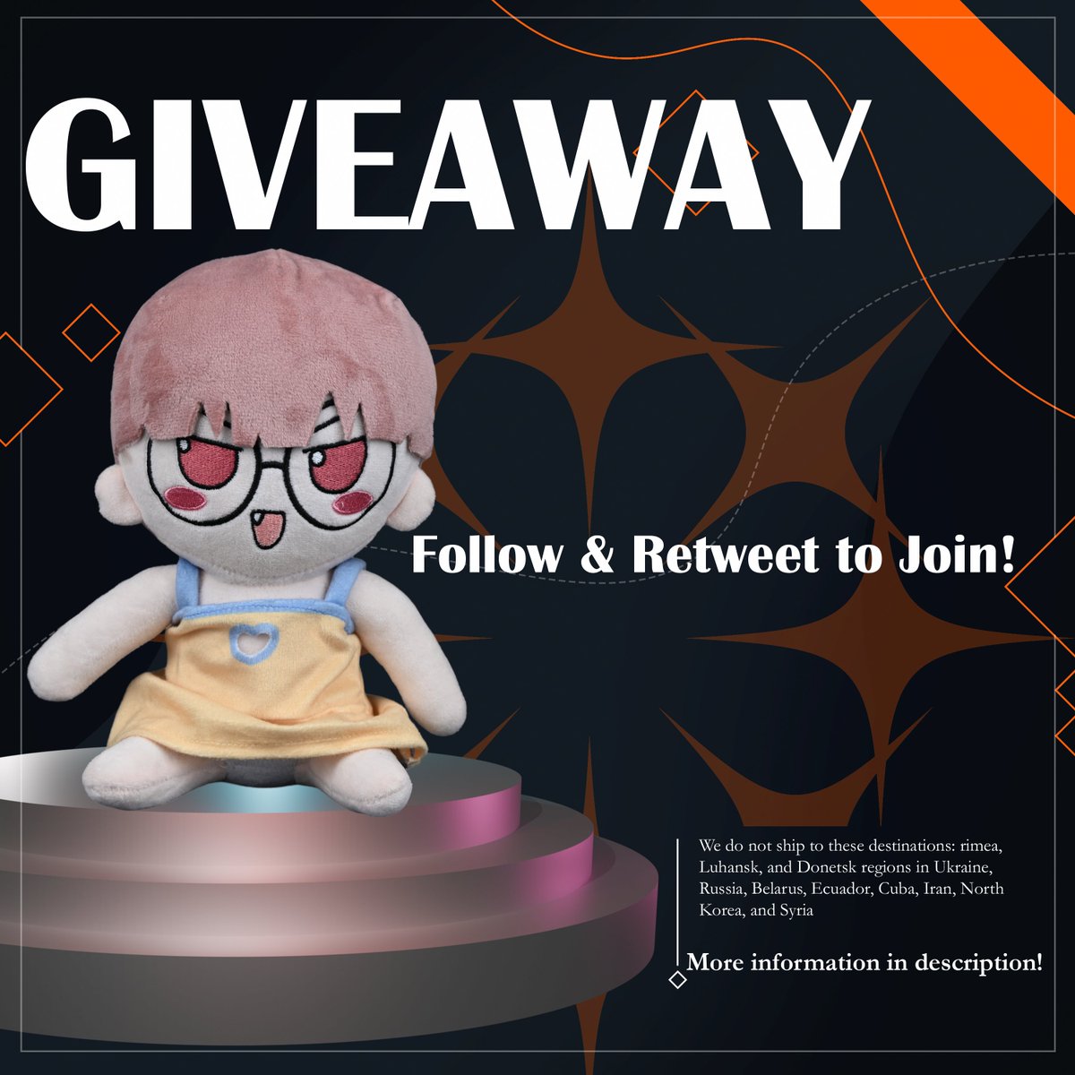 orenji (@wholesomeorenji) on Twitter photo NoiR×Orenji GIVEAWAY
One lucky follower has the chance to win the exclusive Limited Edition Mesugaki plushie.
1) Follow <a href="/noir_clothings/">NoiR 🐏(we make merch:)</a> and @wholesomeorenji
2) Retweet this post
3) Like for more chances to win
Winner announced on December 13th. NoiR×Orenji GIVEAWAY
One lucky follower has the chance to win the exclusive Limited Edition Mesugaki plushie.
1) Follow <a href="/noir_clothings/">NoiR 🐏(we make merch:)</a> and @wholesomeorenji
2) Retweet this post
3) Like for more chances to win
Winner announced on December 13th.