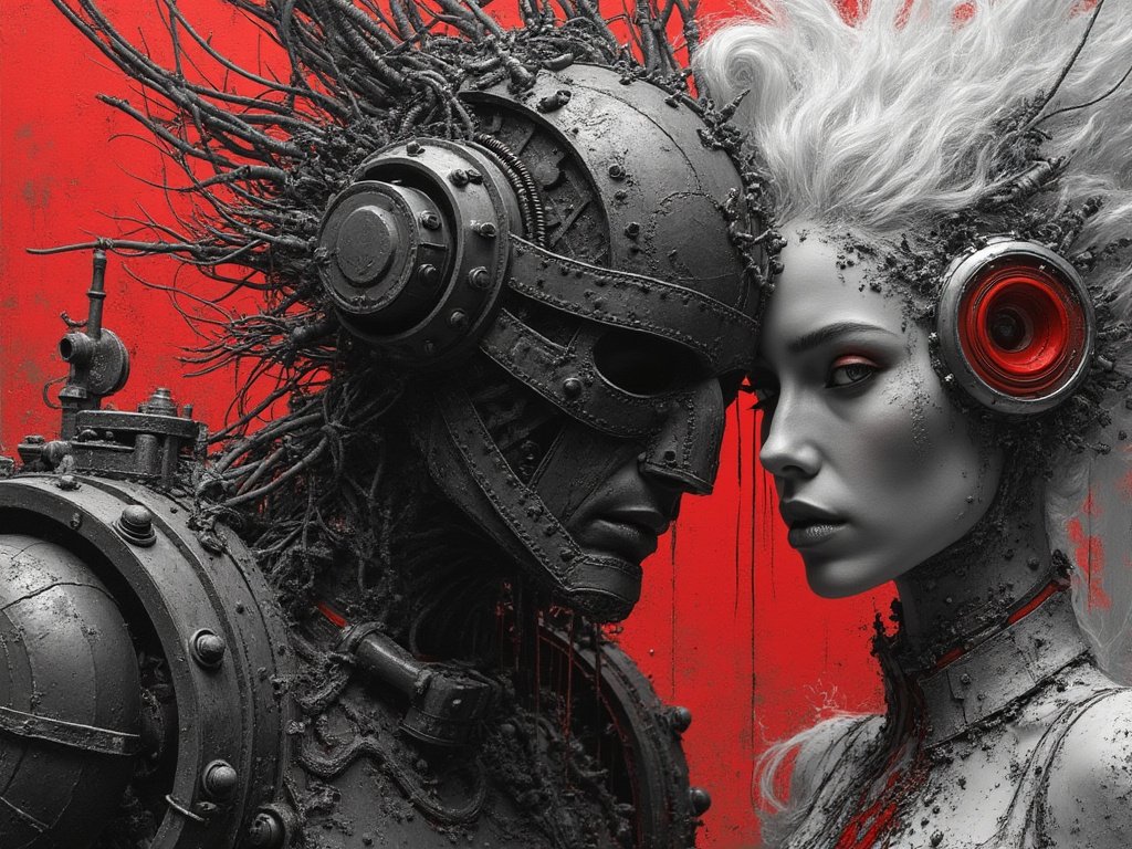 MikeRandomArt's tweet photo. ▫️lovers▫️
🔹⚫⚪🔴🔹
#AIart #redblackwhite #redwithbandw https://t.co/tuQaQj5zYj