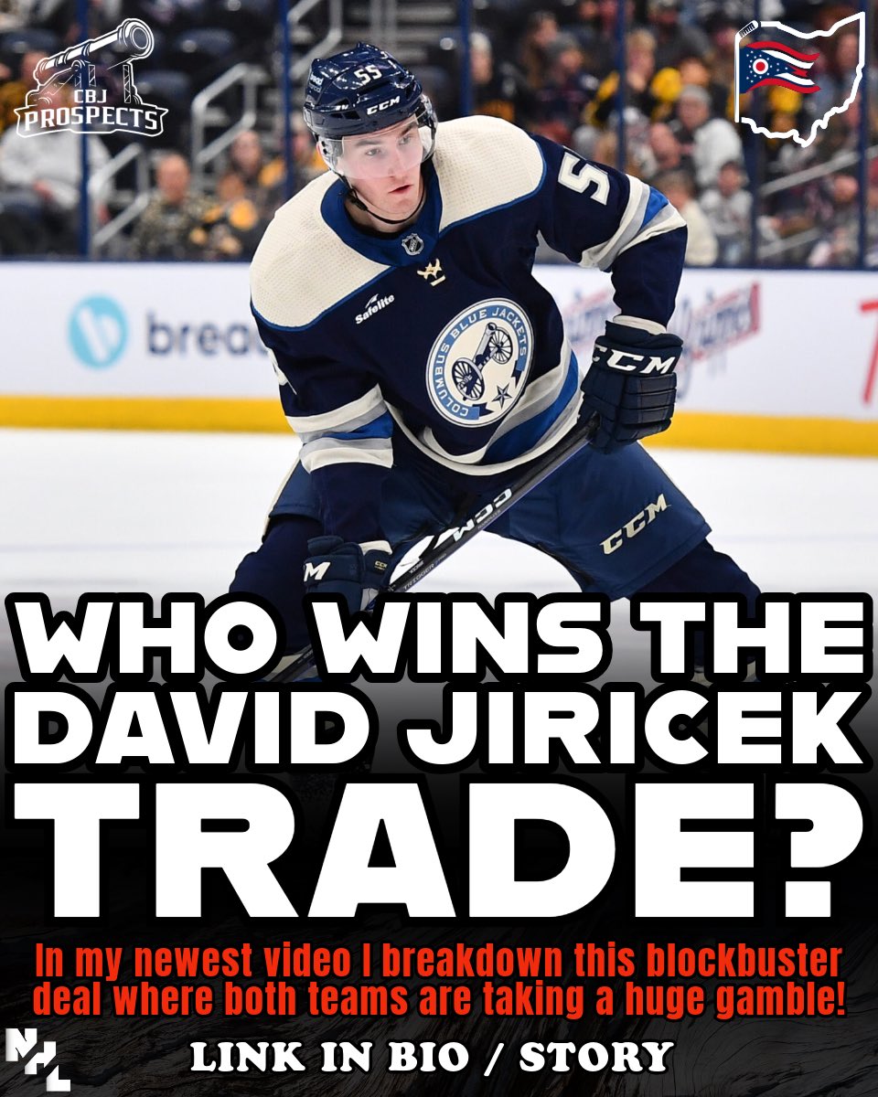 JamesMillerNHL's tweet photo. Are the Blue Jackets gonna regret trading #davidjiricek someday?? Or did they move on from him at the right time? #CBJ https://t.co/UY0Af3RE7s