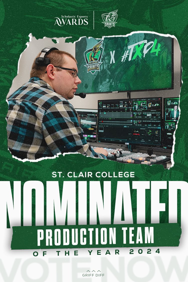 St. Clair Saints (@saintsgamingca) on Twitter photo We've been nominated in the <a href="/ScholasticEA/">Scholastic Esports Awards</a> Awards for Production Team of the Year!
From covering 5+ matches on Saints Gamedays to having an archive of 1600+ collegiate VODs. SCC has always aimed to provide the best coverage. ๐ฅ
Cast your votes daily at: bit.ly/49jzI47 We've been nominated in the <a href="/ScholasticEA/">Scholastic Esports Awards</a> Awards for Production Team of the Year!
From covering 5+ matches on Saints Gamedays to having an archive of 1600+ collegiate VODs. SCC has always aimed to provide the best coverage. ๐ฅ
Cast your votes daily at: bit.ly/49jzI47