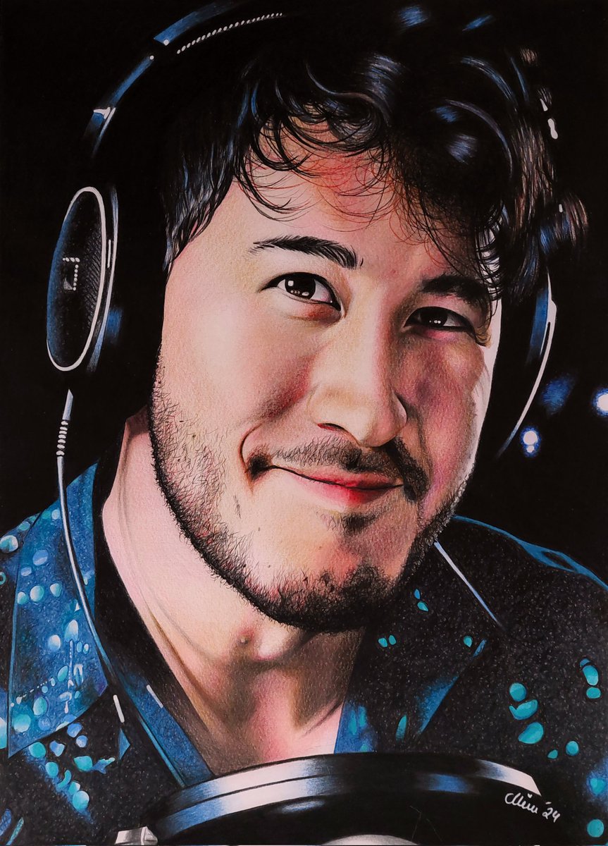 Mim78's tweet photo. I'm done with @markiplier ✏️🤩🖍 Tested some new pencils from #kalour on this one...
Hope you like it @YouTubeGaming !
#markiplier #games #YouTube #art #fanart #drawing #love https://t.co/dDd8nRea4m