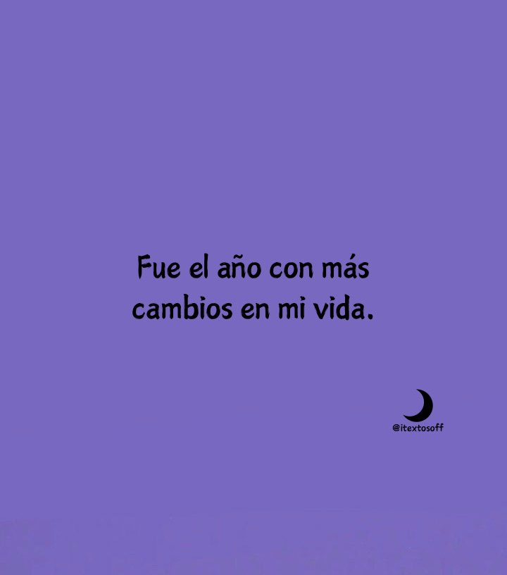 Este año me enseño a no planear tanto mi vida