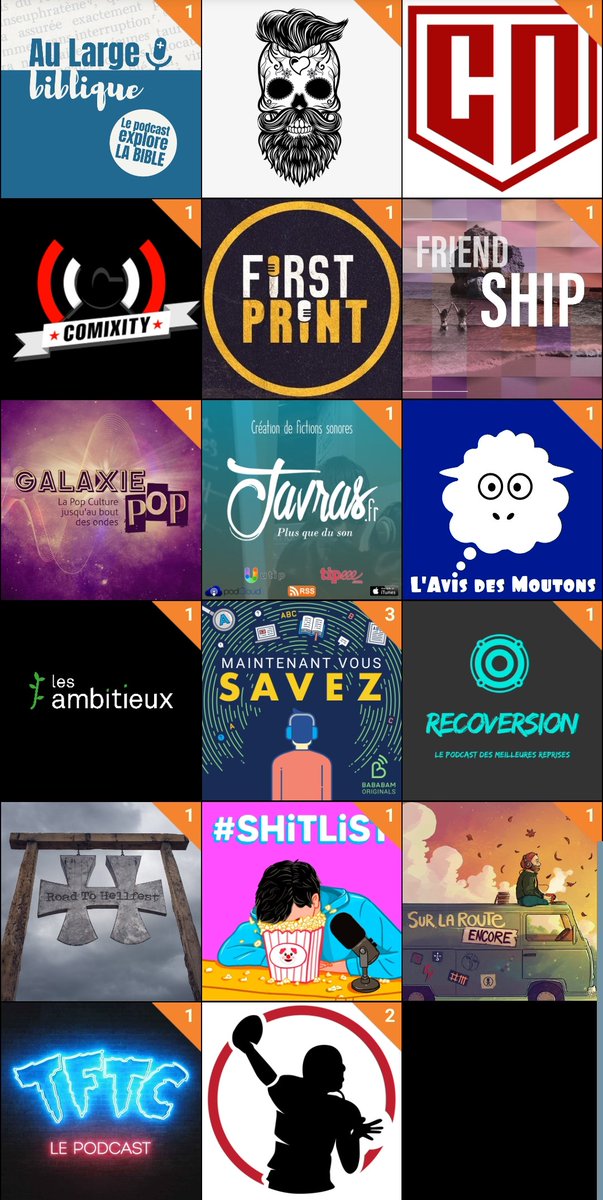 Journal des sorties de Podcast