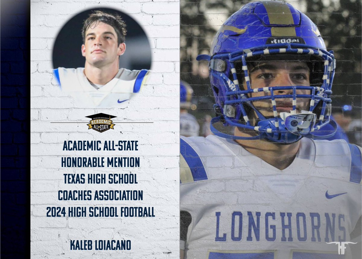 THSCA ACADEMIC ALL-STATE TEAM!🏈

Congratulations to Giovanni Yanez, Drew Pritchard, Hayden Lyday, Delino Doucet, Maddox Huber, and Kaleb Loiacano 
on being selected to the 2024 THSCA Football Academic All-State Team!
(Thread)
<a href="/giovanniyanez07/">Giovanni</a> <a href="/maddoxhuber06/">Maddox Huber</a> <a href="/kaleb_loiacano/">Kaleb Loiacano</a>