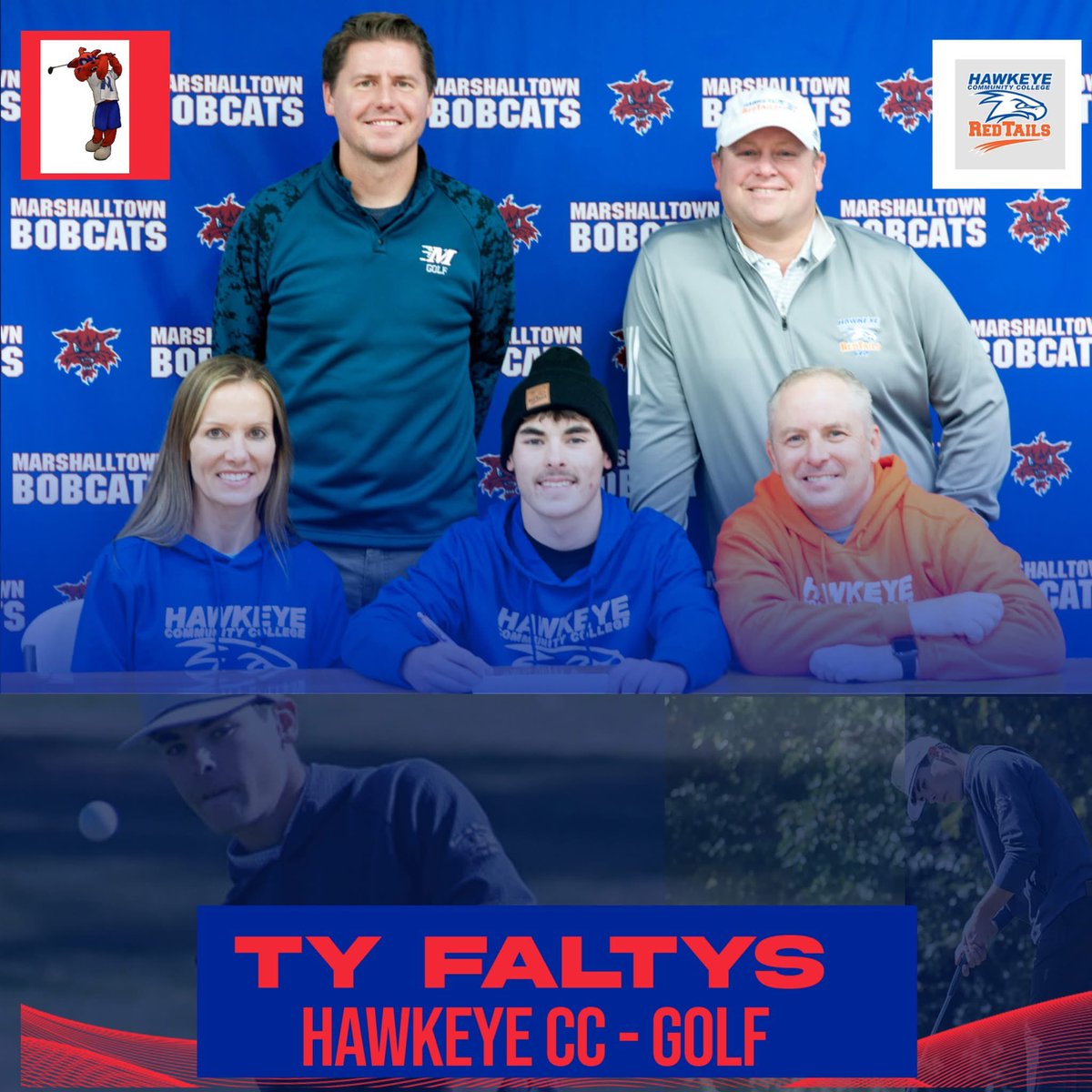 Congrats to Ty Faltys who will be headed to <a href="/RedTailsGolf/">RedTails Golf</a> this fall to continue his golf career! Coach Destival is getting a great kid with a big future ahead!