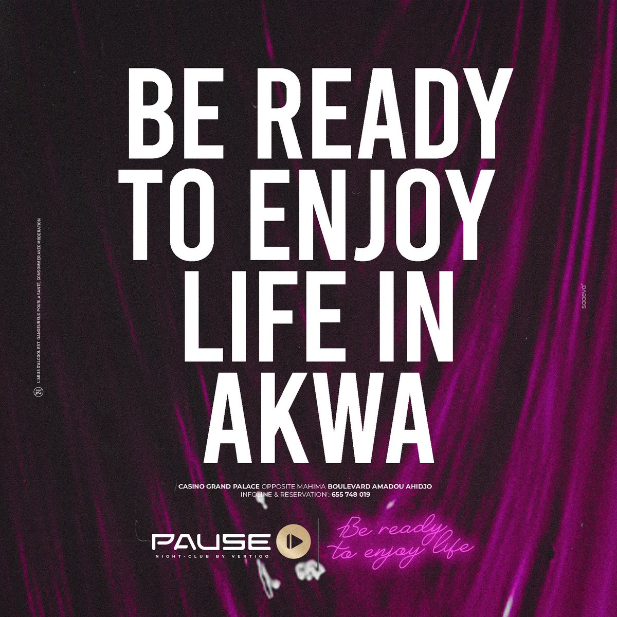 pausebyvertigo's tweet photo. Be ready to enjoy life in Akwa 😎
#pausenightlife #pausenightclub #doualabynight https://t.co/st9a4YZE8n