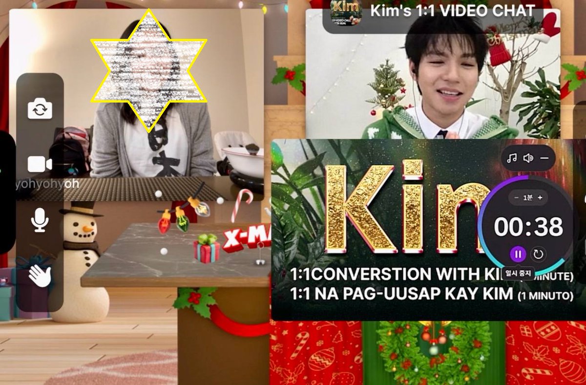Thankful to talk with Kim, he's so sweet and full of smiles. Medyo nawala yung nakaready na sasabihin. haha. But I'm glad to at least say the most important thing for you: THAT YOU ARE BRAVE AND STRONG! Merry Christmas, #KIM!  
#킴 #HORI7ON_KIM #HORI7ON
