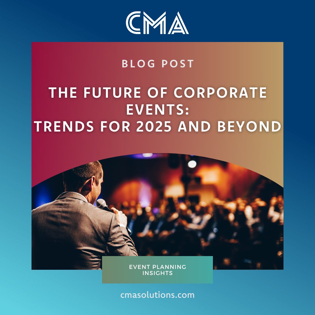 JeffBarnhartCMA's tweet photo. Imagine a corporate event that wows from the start. Tech-driven experiences are transforming annual events. Learn how to dazzle your audience in @CMAresults latest blog: https://t.co/NqKu5XPbFp 

#CMAresults #blog #eventplanning #insights https://t.co/xoeABuBJJn