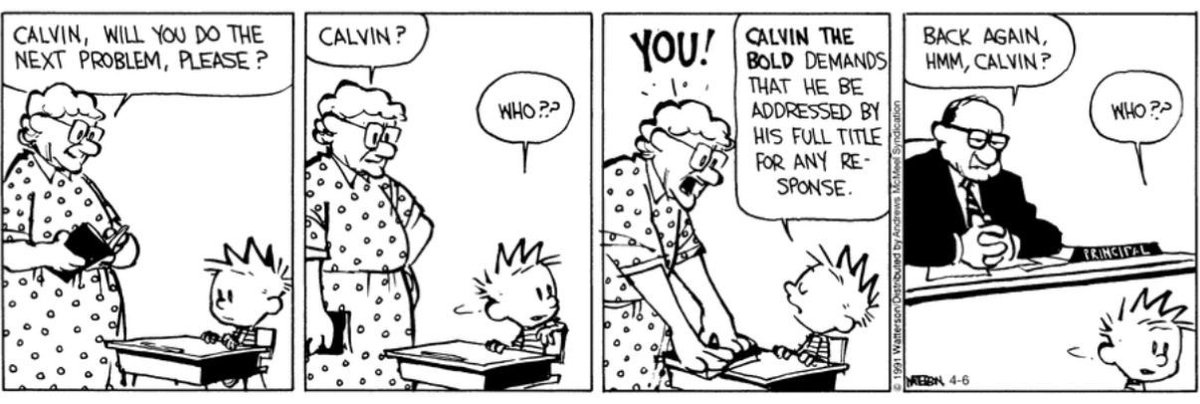 Calvinn_Hobbes's tweet photo. LOL #CalvinandHobbes https://t.co/WXF5QOQ7Mb