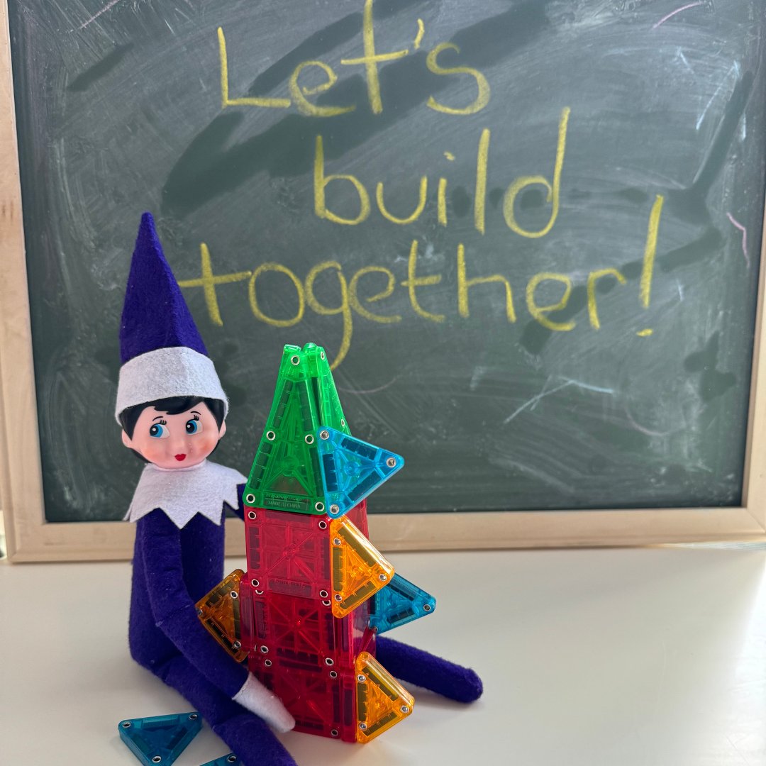 If you have an elf visiting for the holidays, here is some ELF-spiration! ✨ If the elf leaves out some MAGNA-TILES pieces, when your child wakes up they can build together!

Our Travel Set is BACK IN STOCK on our website. Grab it before it’s gone!