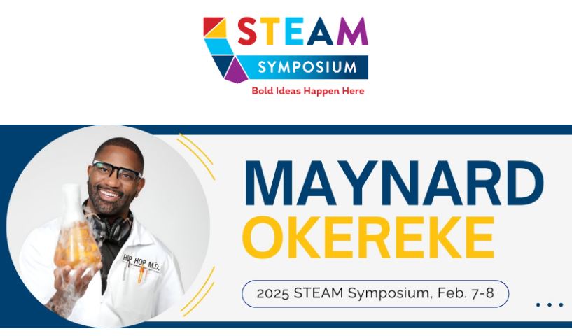 Californians Dedicated to Education Foundation (@cdefoundation) on Twitter photo California STEAM Symposium Keynote Speaker Announcement!
We are excited to announce our first keynote speaker for the 2025 California STEAM Symposium, Maynard Okereke, better known as the Hip Hop M.D. <a href="/TheHipHopMD/">Hip Hop MD</a>
Read more at: mailchi.mp/ecb6d39ab834/4… #CASTEAM25 #EdEquity California STEAM Symposium Keynote Speaker Announcement!
We are excited to announce our first keynote speaker for the 2025 California STEAM Symposium, Maynard Okereke, better known as the Hip Hop M.D. <a href="/TheHipHopMD/">Hip Hop MD</a>
Read more at: mailchi.mp/ecb6d39ab834/4… #CASTEAM25 #EdEquity