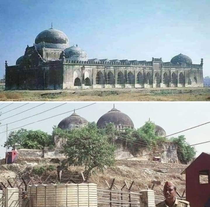 AuctionMirza570's tweet photo. Babri taa Qayamat Zinda rahegi, The demolition of the Babri Masjid was a premeditated act of hatred and barbarism—a crime against humanity and the soul of Indian nation. Those who carried out this vile assault are not just guilty of destroying a sacred structure but of attempting to shred the secular and pluralistic identity of India. Their actions were fueled by hatred, driven by fanaticism, and remain an indelible stain on our history. We condemn these forces of division and demand relentless accountability. Justice delayed is injustice entrenched. #BabriMasjid #NeverForgive
