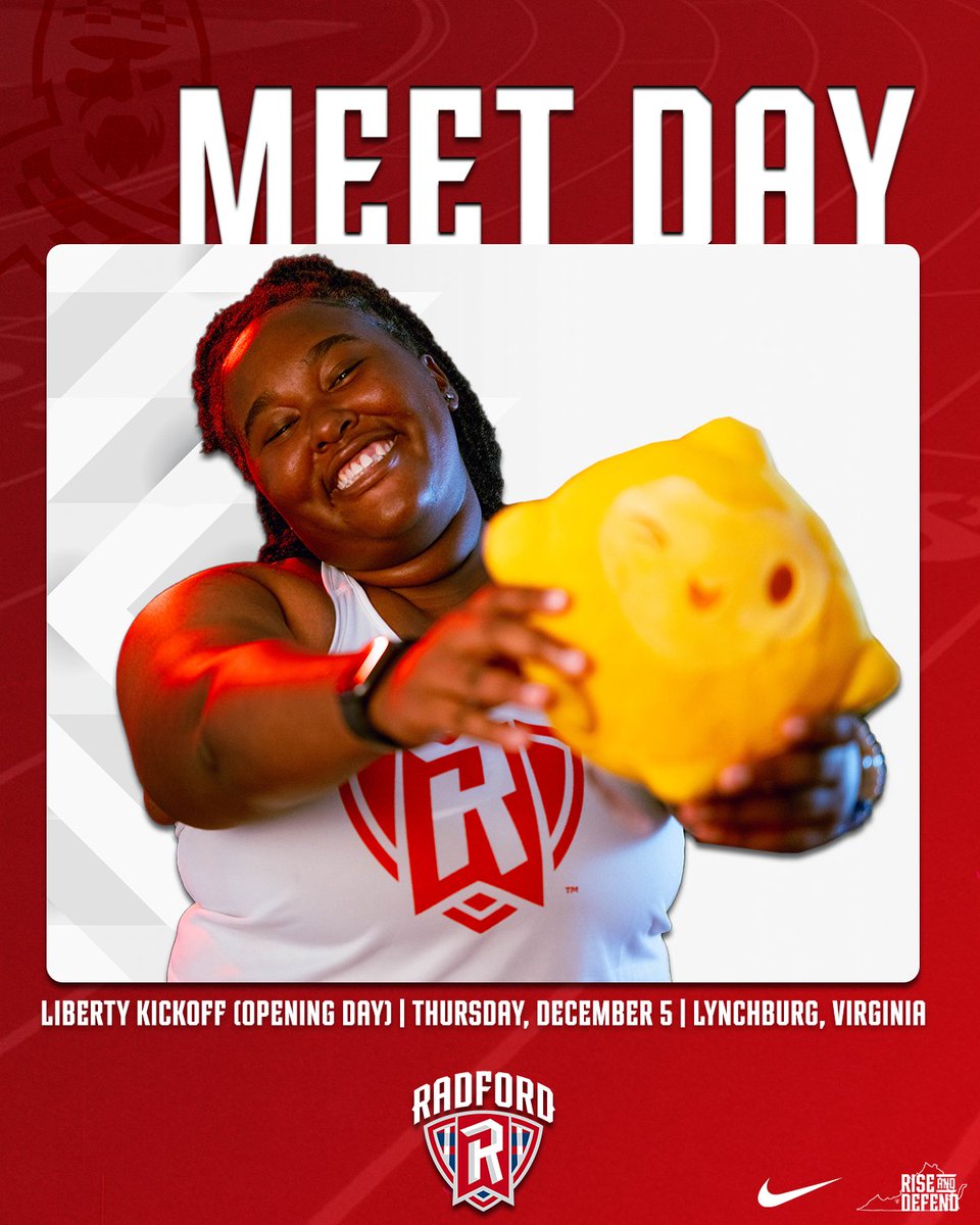 RadfordTrackXC's tweet photo. 𝐁𝐄𝐒𝐓 𝐓𝐈𝐌𝐄 of the year 😉

🆚 - Liberty Kickoff (Day One)
🕔 - 5 PM ET
📍 - Lynchburg, Virginia
🏟️ - Liberty Indoor Track Complex
📊 - https://t.co/rZ6GYMprSo

@ru_athletics | #RiseAndDefend https://t.co/wnM59aLZIg