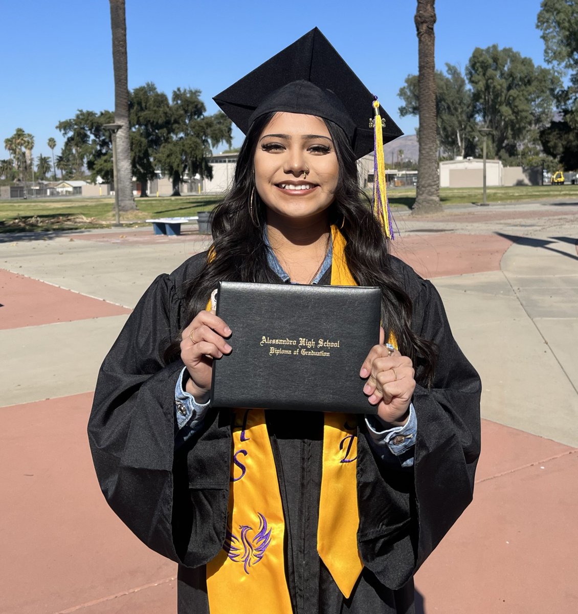 Congrats Wendy Garcia on reaching this amazing milestone! You are officially a graduate of Alessandro High School!