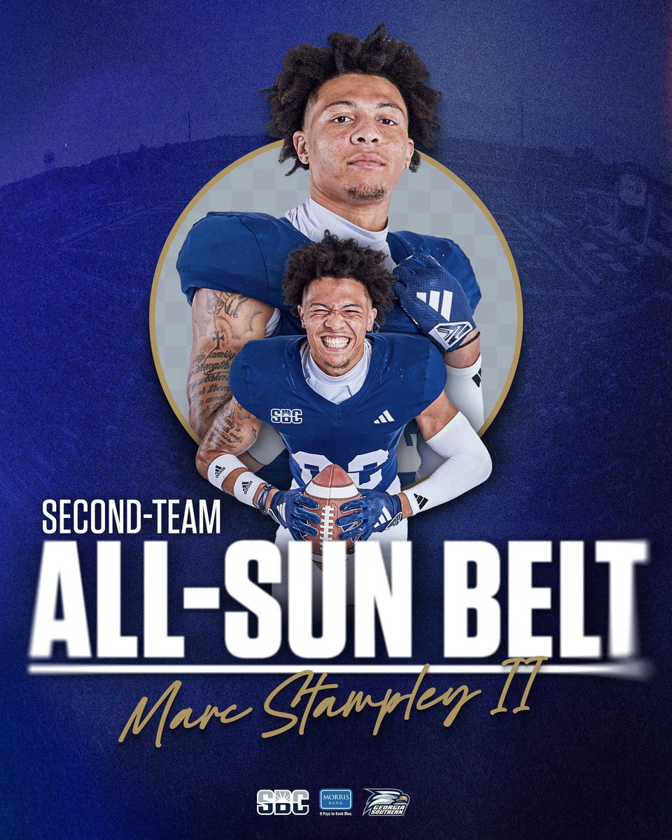 Darius Safford (@coachsafford) on Twitter photo Congratulations <a href="/chance_gamble4/">Chance Gamble</a> and <a href="/marc_stampley/">Marc Stampley ll</a> on earning Second Team All-Sun Belt! Despite each of you facing adverse situations, you both responded the right way. Well deserved. I couldn’t be more proud of y’all!
More work to be done…. #HailSouthern Congratulations <a href="/chance_gamble4/">Chance Gamble</a> and <a href="/marc_stampley/">Marc Stampley ll</a> on earning Second Team All-Sun Belt! Despite each of you facing adverse situations, you both responded the right way. Well deserved. I couldn’t be more proud of y’all!
More work to be done…. #HailSouthern