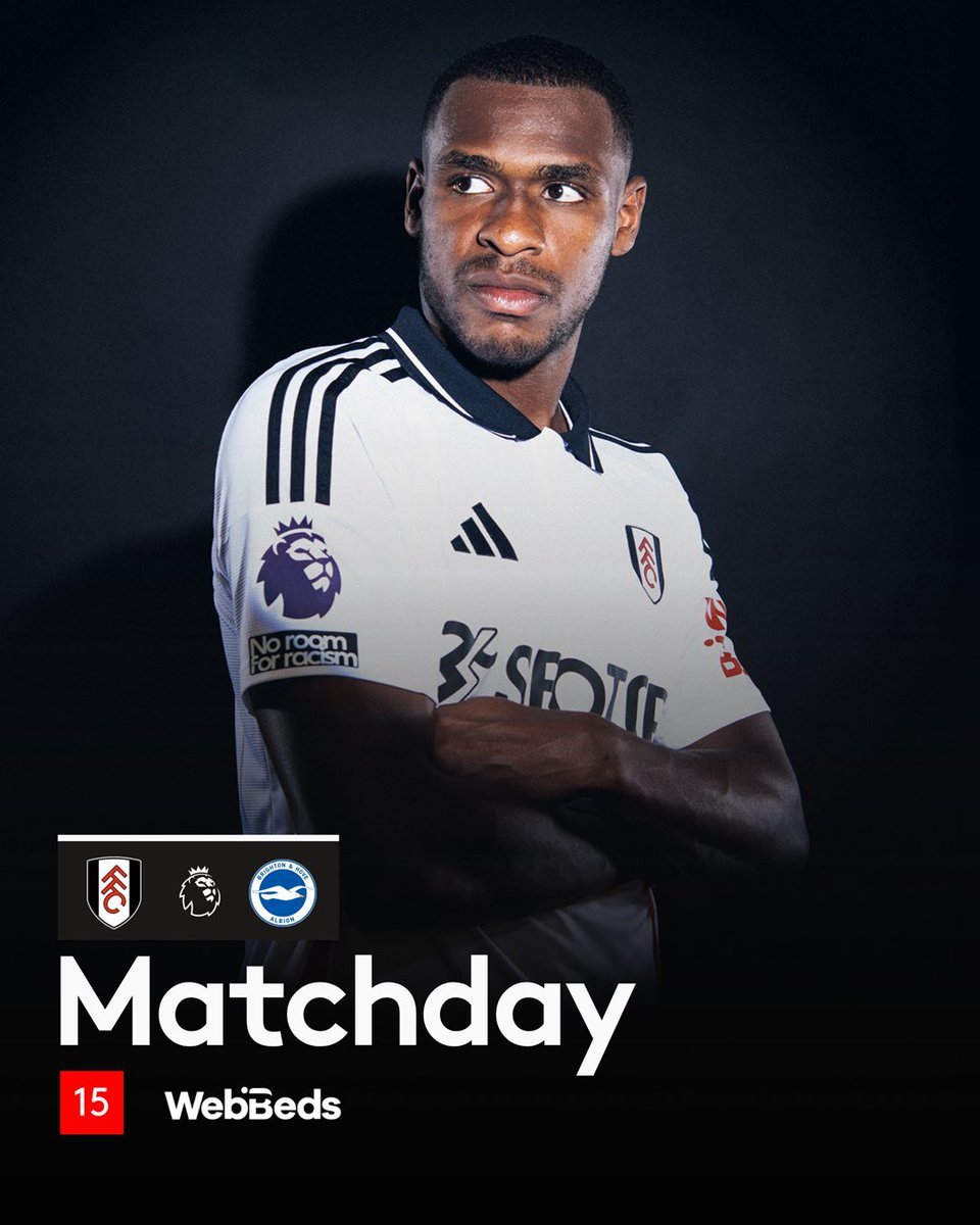 fulhamfcbrasil's tweet photo. Boa tarde, Cottagers!

Logo mais o Fulham (12° - 19 pts.) recebe a equipe do Brighton (5° - 23 pts) em Craven Cottage, buscando os três pontos após a dolorida derrota por 4 a 1 contra o Wolves e o empate por 1 a 1 na última rodada diante o Spurs.

📸 FulhamFC https://t.co/5KnE7wVQ79