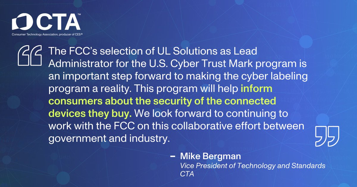 Consumer Tech Association tweet media