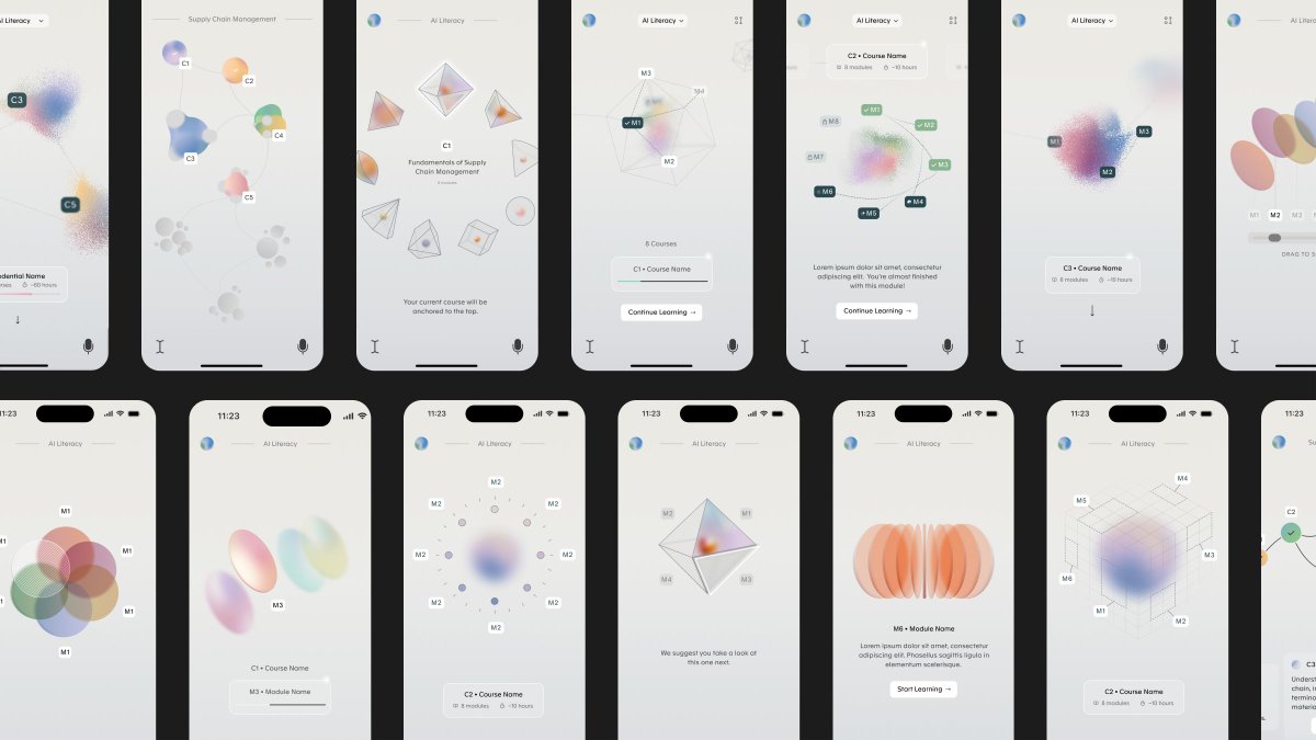 Some of my (many many) concepts for a *stealth* AI learning companion:  Exploring a non-linear learning &amp; self-betterment journey—designed for radical learner agency and holistic growth

Building this with a brilliant team of educators &amp; scientists. Much more to come!