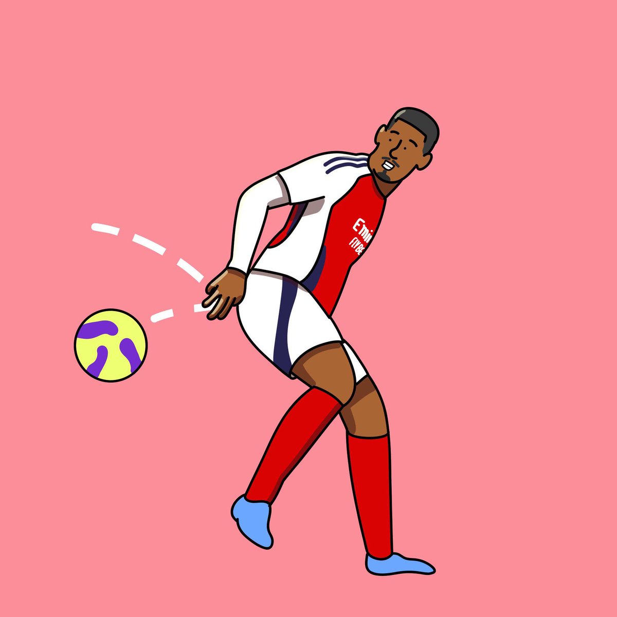 AfamBC's tweet photo. Arsenal are so good with corner kicks that we now score with bum bum. COYG!!! https://t.co/lzy7eXhII8