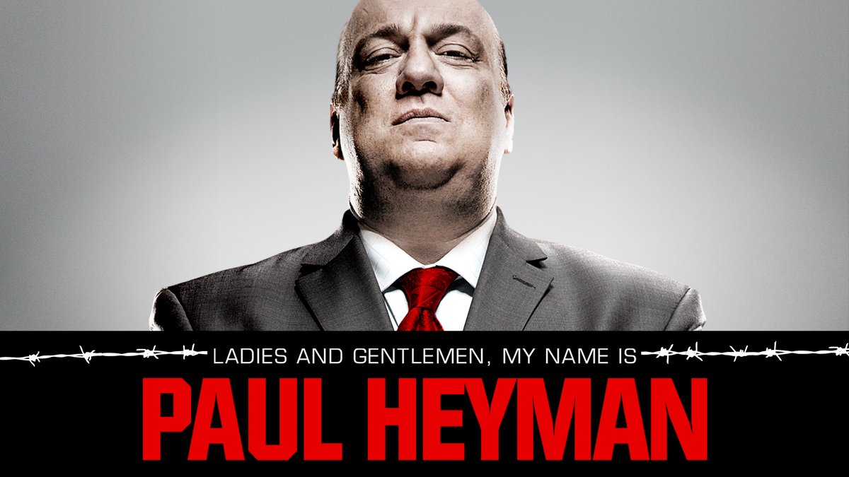 WWE's tweet photo. Ladies and Gentlemen... HIS name is PAUL HEYMAN and you can watch his FULL DOCUMENTARY NOW on YouTube! 🎤😤

▶️: https://t.co/uNbV88wCz5 https://t.co/rDxtneWO0w
