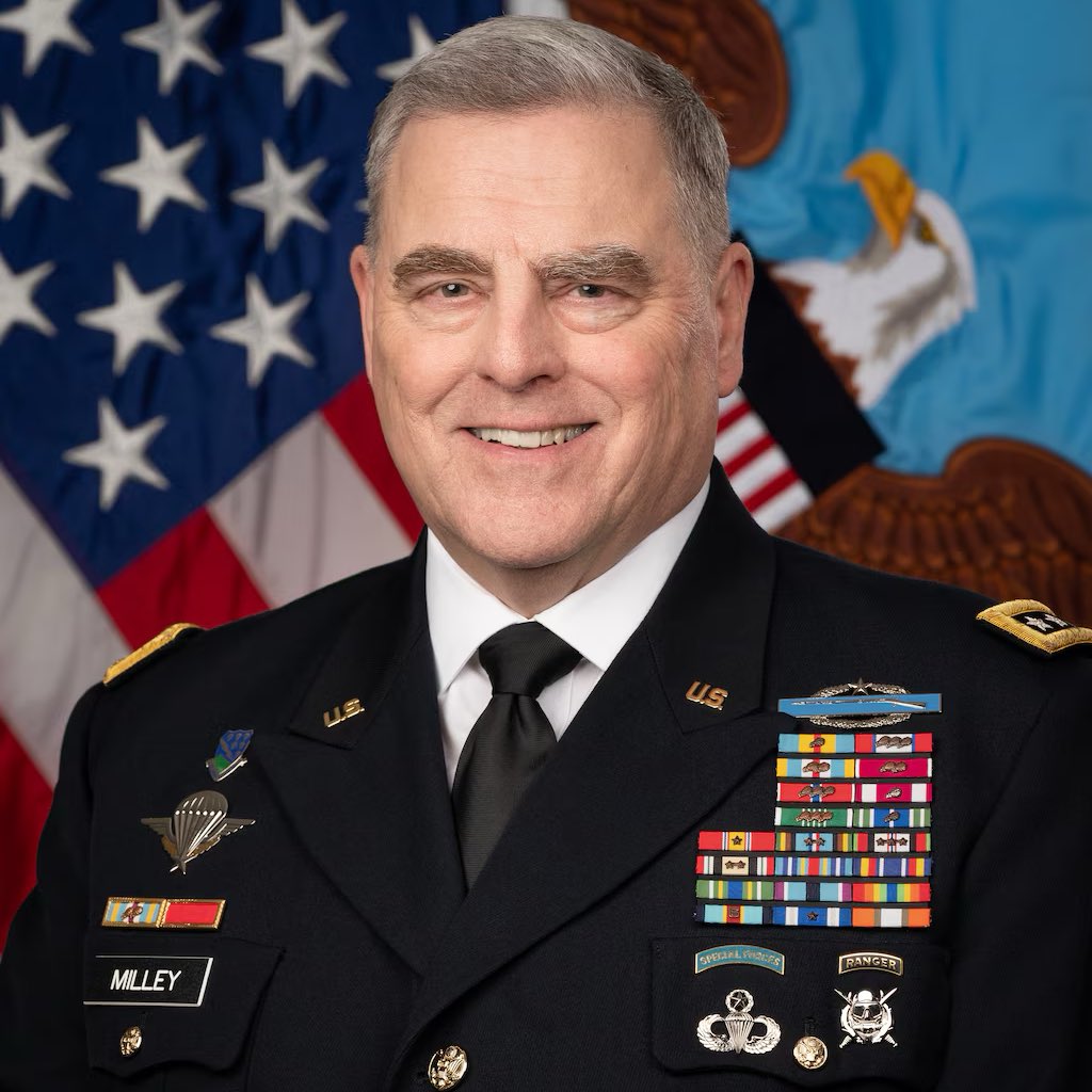 Protect Kamala Harris β (@disavowtrump20) on Twitter photo π¨NEW: President Biden is considering a preemptive pardon for former Chairman of the Joint Chiefs of Staff Mark Milley, who played a critical role in stopping Donald Trump from overturning the 2020 election.
RETWEET if you think <a href="/POTUS/">President Donald J. Trump</a> should pardon General Milley! π¨NEW: President Biden is considering a preemptive pardon for former Chairman of the Joint Chiefs of Staff Mark Milley, who played a critical role in stopping Donald Trump from overturning the 2020 election.
RETWEET if you think <a href="/POTUS/">President Donald J. Trump</a> should pardon General Milley!