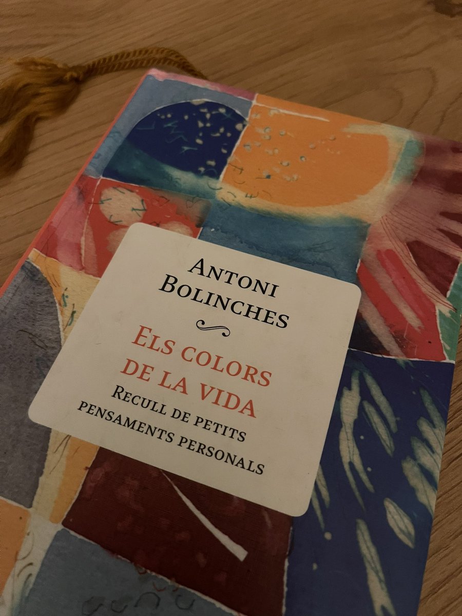 graciacs2's tweet photo. “Hauríem de viure dues vides: una per aprendre a viure i una altra per viure el que hem après. “ 
@AntoniBolinches https://t.co/LmCMznV4Sm