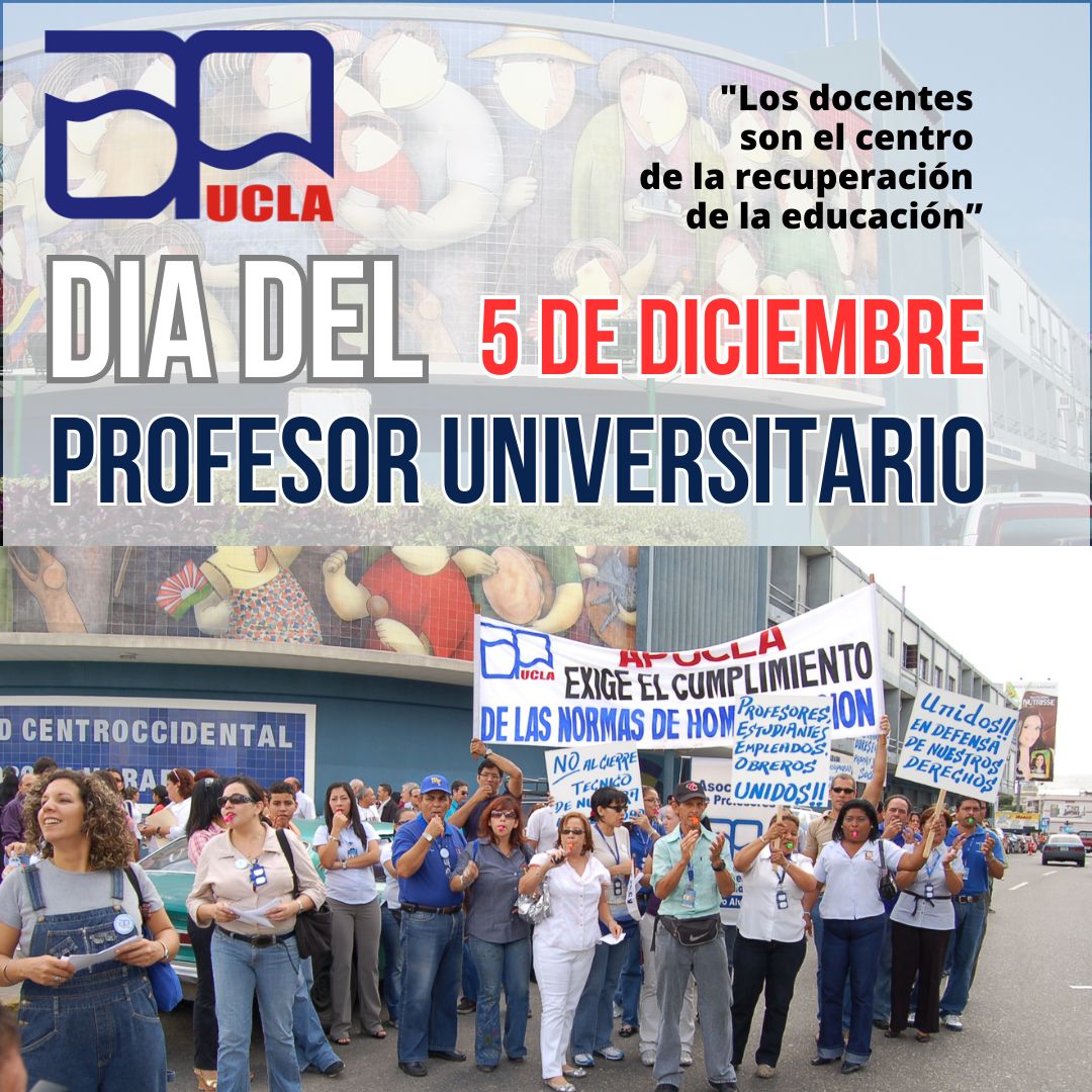 Salutación Día del Profesor Universitario 2024 apucla.blogspot.com/2024/12/saluta…