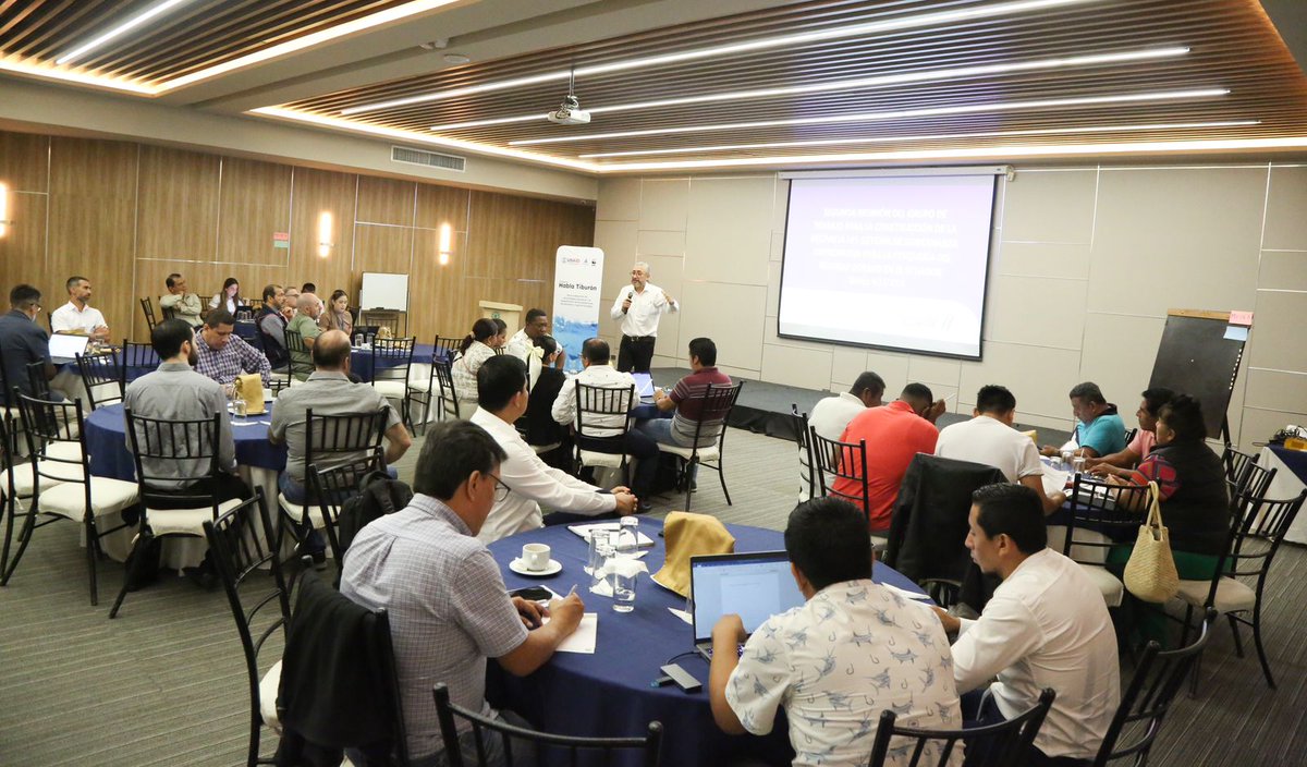 Produccion_Ecu's tweet photo. 📍Manta | Representantes del Viceministerio de Acuacultura y Pesca de @Produccion_Ecu participaron en la II reunión del grupo de trabajo para la 'Construcción de la instancia del sistema de gobernanza participativa para la pesquería del recurso dorado en el Ecuador'.
🇪🇨🐠 https://t.co/i7Dm4PPj8r