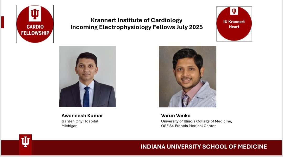 Excited to welcome our incoming Electrophysiology fellows for 2025!